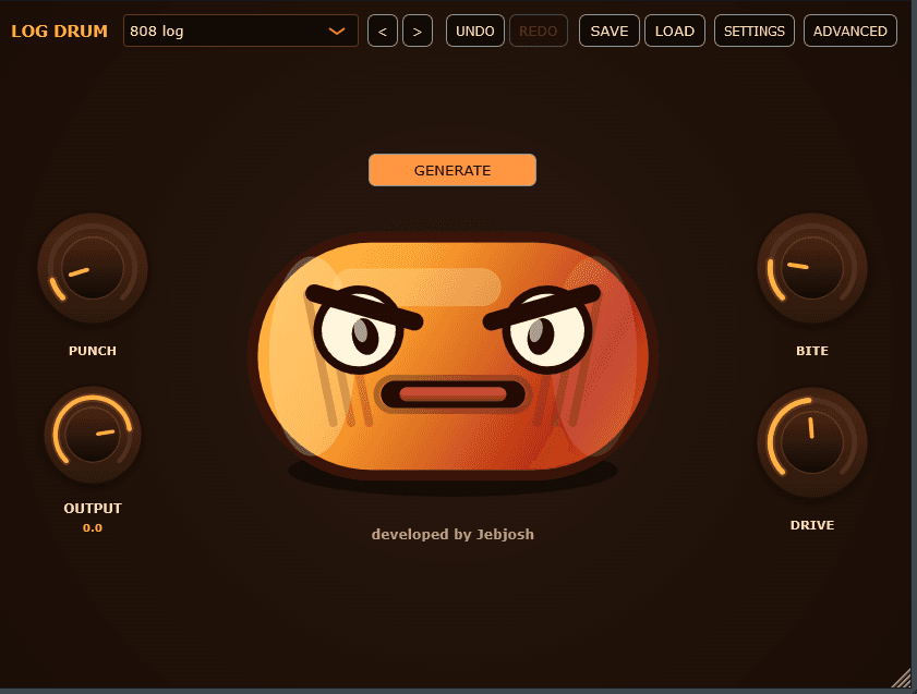 Amapiano Log Drum Generator app screenshot